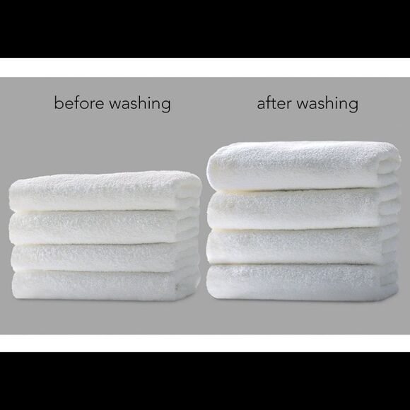 2 X $15 Charter Club 16" x 30" Hygro Cotton Hand Towel. Color: Carolina Blue - Picture 3 of 8